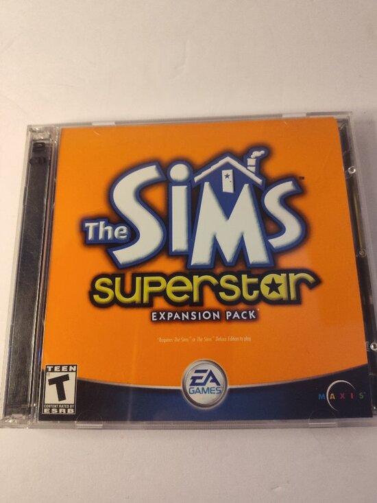 Other - The Sims Superstar Expansion Pack 2 Disc PC CD-ROM Game